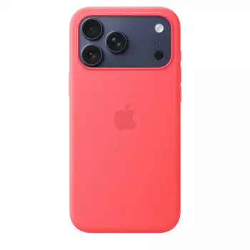 Custodia protettiva in silicone con MagSafe per Apple iPhone 17 Pro Max — Bright Guava (rosso), compatibile con 6,9 pollici