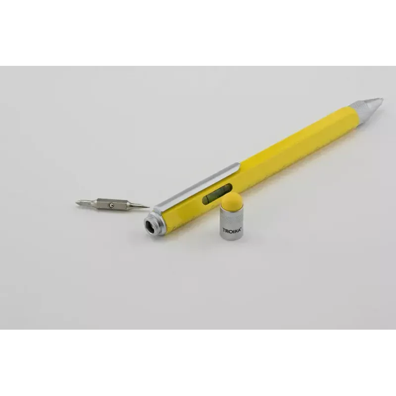 Set di penne tecniche TROIKA PIP20/YE Argento Giallo Nero