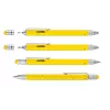 Set di penne tecniche TROIKA PIP20/YE Argento Giallo Nero