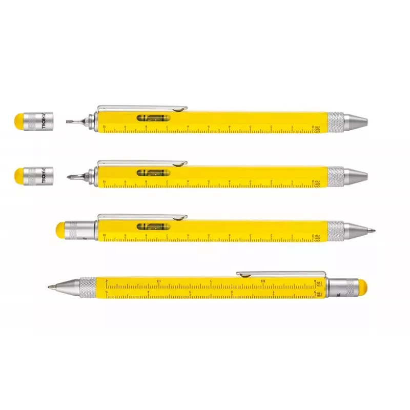 Set di penne tecniche TROIKA PIP20/YE Argento Giallo Nero
