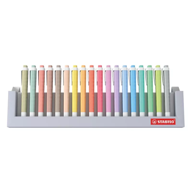 Pennarello STABILO swing cool 18 pz. punta a cuneo multicolore
