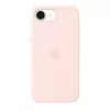 Apple MHWJ4ZM/A custodia in silicone con MagSafe per iPhone 17e, 6,1 pollici (15,5 cm), Soft Pink