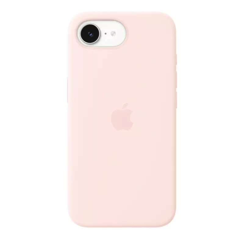 Apple MHWJ4ZM/A custodia in silicone con MagSafe per iPhone 17e, 6,1 pollici (15,5 cm), Soft Pink