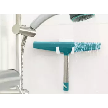 Tesa Powerstrips Gancio doppio impermeabile Wave, bianco