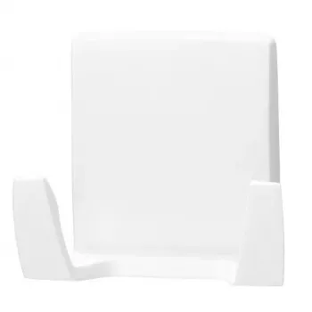 Tesa Powerstrips Gancio doppio impermeabile Wave, bianco