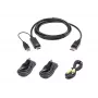 Kit cavi KVM ATEN 1,8 m USB Universal Secure KVM – 1,8 m, tastiera/mouse USB, console DisplayPort, nero