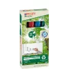 Pennarello Edding EcoLine 29 4 pezzi punta a scalpello nero blu verde rosso