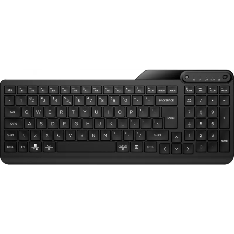 HP 475 Tastiera wireless compatta multi-dispositivo Dual-Mode, layout a 2 zone (7N7B9AA#UUW)