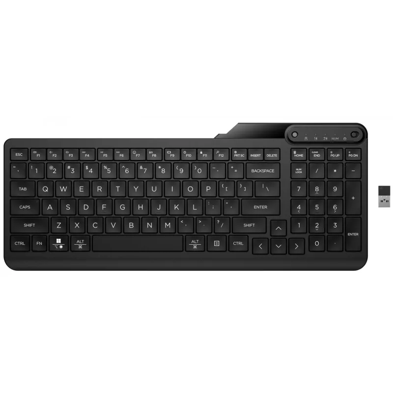 HP 475 Tastiera wireless compatta multi-dispositivo Dual-Mode, layout a 2 zone (7N7B9AA#UUW)