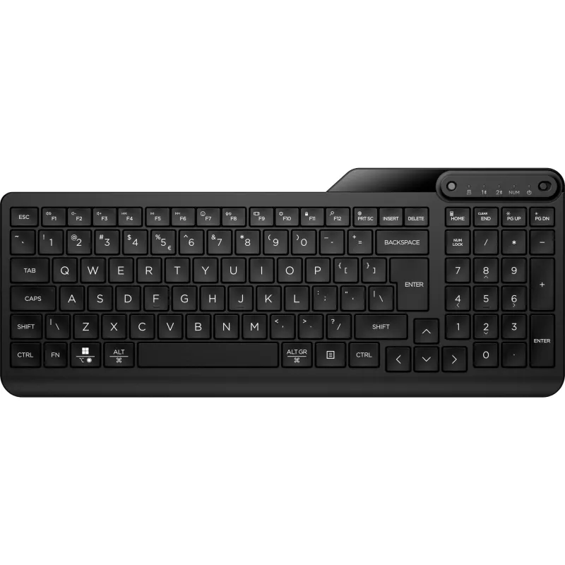 HP 475 Tastiera wireless compatta multi-dispositivo Dual-Mode, layout a 2 zone (7N7B9AA#UUW)
