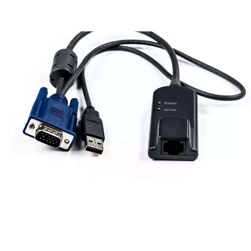 Vertiv Avocent MPUIQ-VMCHS cavo-interfaccia/cambia-genere VGA (D-Sub) USB 2.0 nero, blu