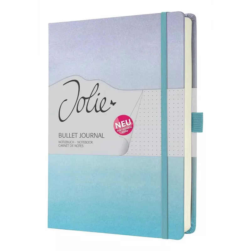 Quaderno Sigel Jolie JB100 A5+ 100 fogli blu viola