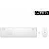 HP 650 Tastiera e mouse wireless combo Full-size a membrana bianco