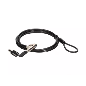 Conceptronic CUSTODIO02BS Lucchetto per laptop con chiave, slot di sicurezza standard, 1.8m