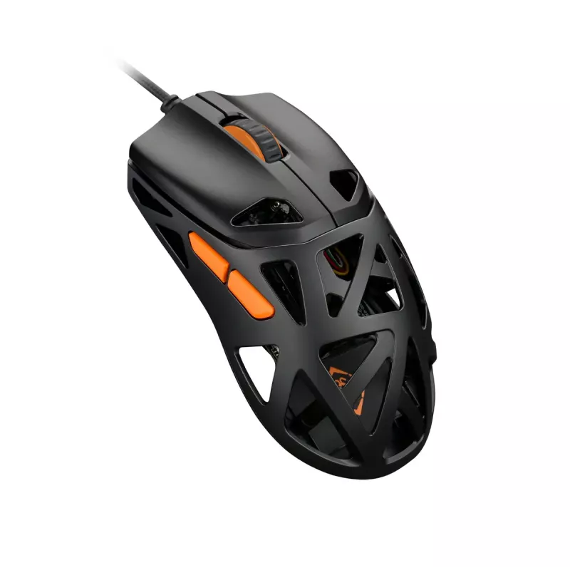 Mouse gaming DELTACO DM360 Ultra-Lightweight 47 g, 12.400 DPI, sensore 3327