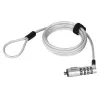 Hama Nano Cavo di sicurezza argento 1,8 m