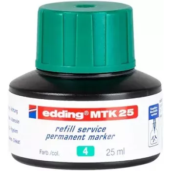 Inchiostro di ricarica pennarello Edding MTK 25 verde 25 ml