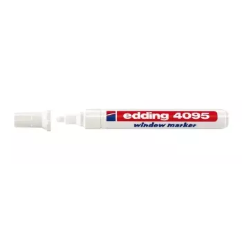 Pennarello gessetto Edding 4095 bianco 10 pz.