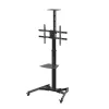 Techly ICA-TR46 Carrello/supporto multimediale nero per schermo piatto