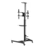 Techly ICA-TR46 Carrello/supporto multimediale nero per schermo piatto