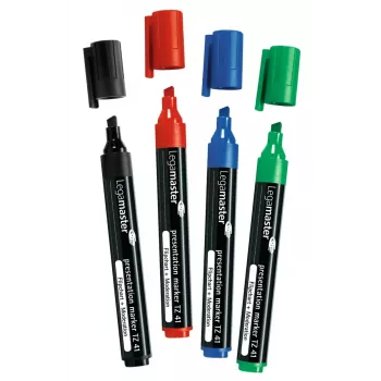 Pennarello per presentazioni Legamaster TZ41 assortiti 4 pezzi
