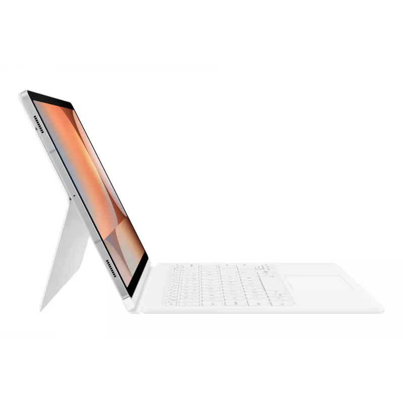 Custodia flip Samsung EF-DX825 per Galaxy Tab S10+ S9+ S9 FE 12,4 pollici bianco