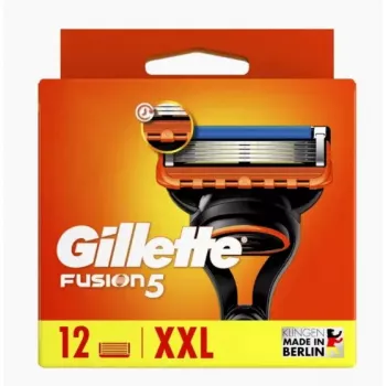 Lame di ricambio Gillette Fusion5 12 pezzi acciaio inox uomo