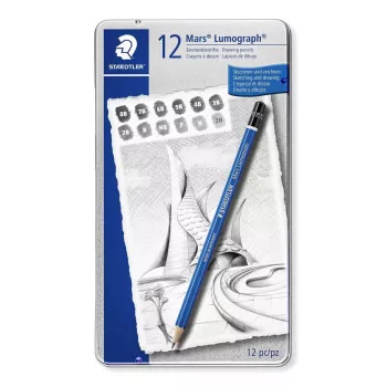 Set di matite Staedtler Mars Lumograph 100 12 pezzi
