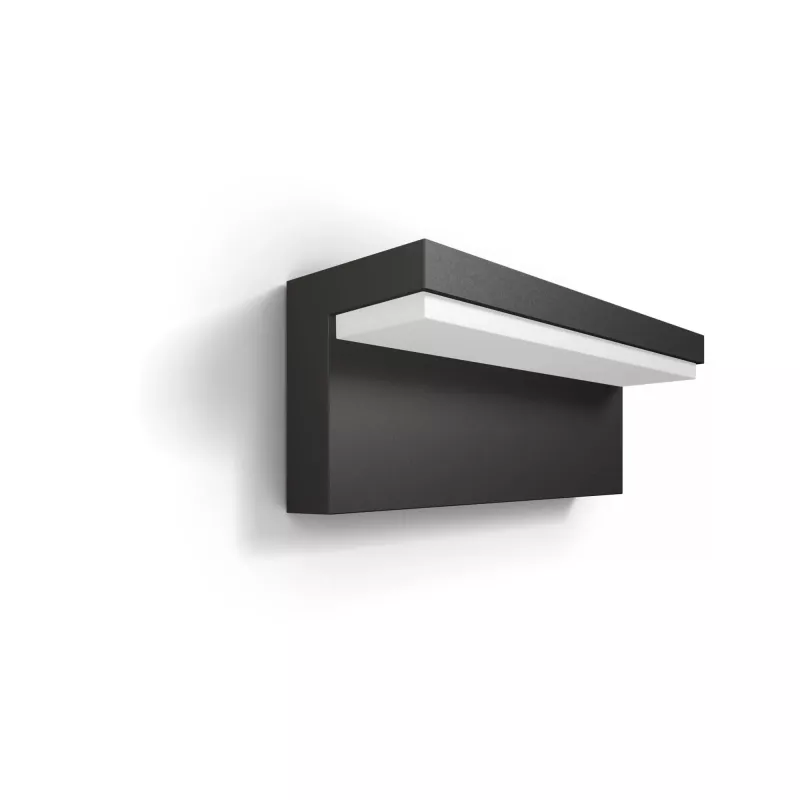 Lampada da parete per esterni Philips myGarden Bustan 9W antracite alluminio LED