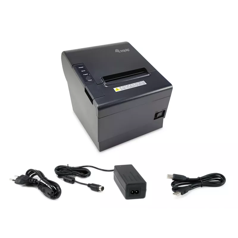 Stampante termica Equip 80 mm con taglierina automatica, USB/collegamento cassetto