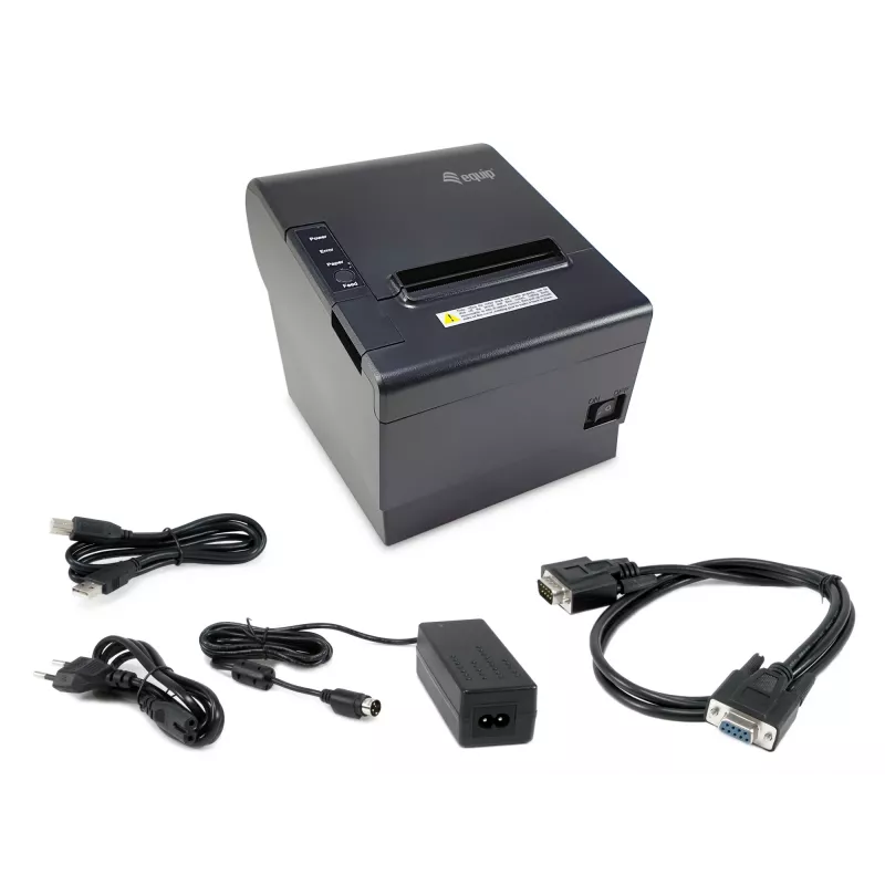 Stampante termica per scontrini Equip 80mm con taglierina automatica, USB/Ethernet/Seriale/collegamento cassetto
