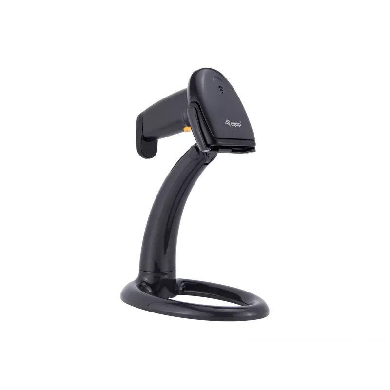 Lettore di codici a barre portatile Equip USB 1D con supporto LED con filo 1,8m