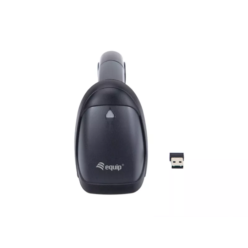 Lettore di codici a barre Equip wireless 1D laser, con supporto