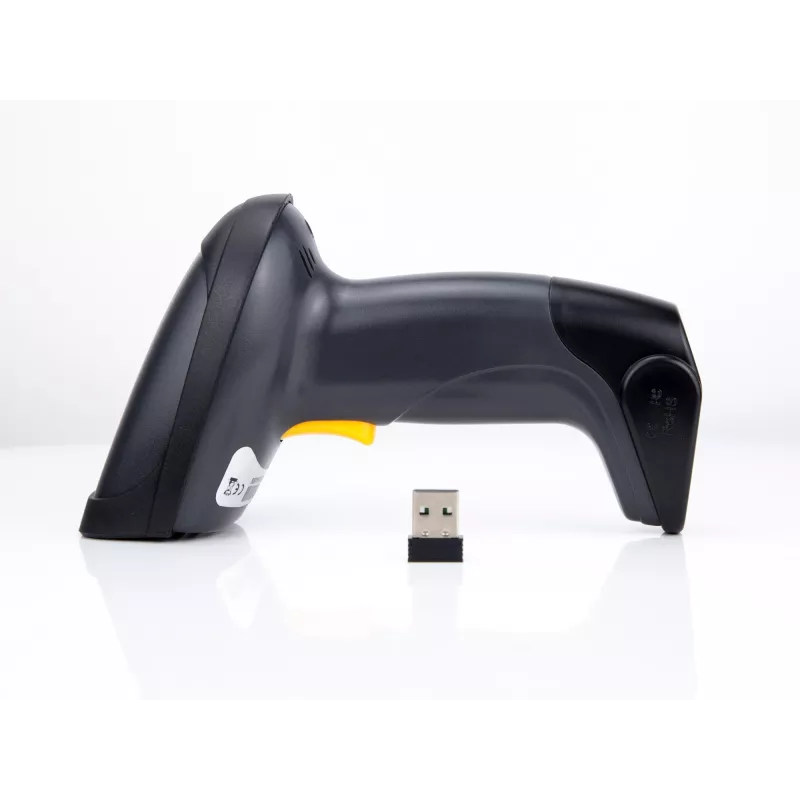 Lettore di codici a barre Equip wireless 1D laser, con supporto