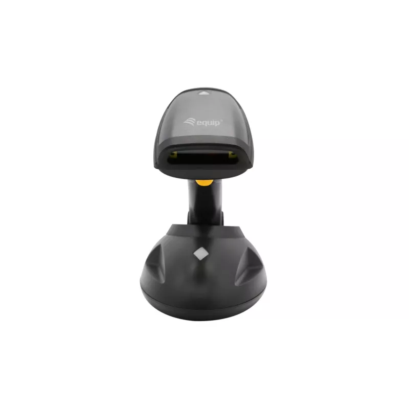 Lettore di codici a barre Equip wireless 1D laser, lunga portata, con supporto