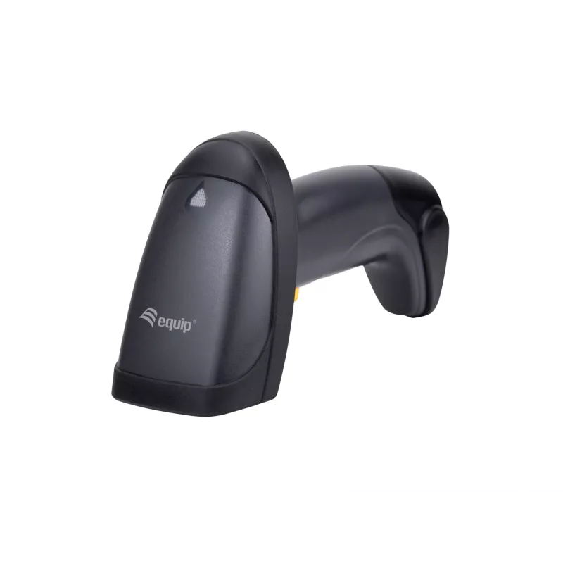 Lettore di codici a barre Equip wireless 1D laser, lunga portata, con supporto