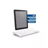 Tastiera Bluetooth portatile ACT layout Azerty/BE senza fili bianco 75%