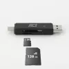Lettore di schede ACT USB-C/USB-A 3.0 nero