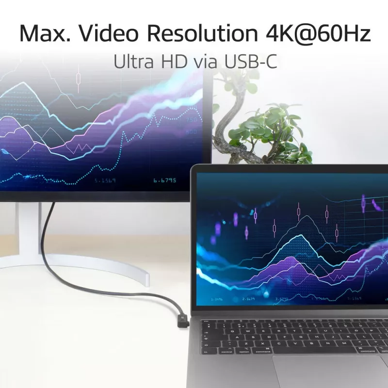 Cavo ACT USB 3.0 10Gbps 60W da USB Type-C (dritto) a USB Type-C (angolare sinistra/destra), 3 metri