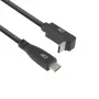 Cavo ACT USB 3.0 10Gbps 60W da USB Type-C (dritto) a USB Type-C (angolare alto/basso), 2 metri