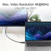 Cavo ACT USB 3.0 10Gbps 60W da USB Type-C (dritto) a USB Type-C (angolare alto/basso), 2 metri