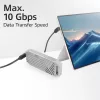 Cavo ACT USB 3.0 10Gbps 60W da USB Type-C (angolare alto/basso) a USB Type-C (angolare alto/basso), 1 metro