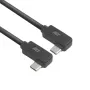 Cavo ACT USB 3.0 10Gbps 60W da USB Type-C (angolare sinistra/destra) a USB Type-C (angolare sinistra/destra), 0,5 metri