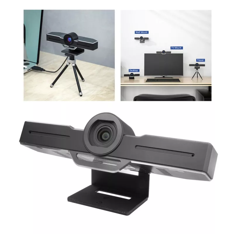 Videocamera per conferenze ACT Full HD con microfono, funzioni di rotazione, inclinazione e zoom