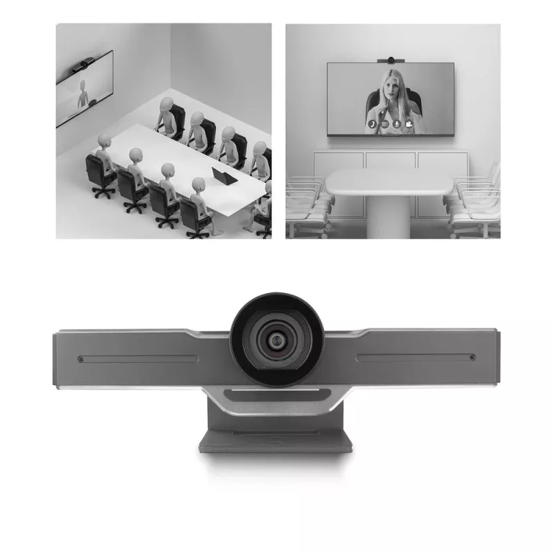 Videocamera per conferenze ACT Full HD con microfono, funzioni di rotazione, inclinazione e zoom
