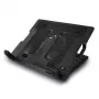 Supporto per laptop ACT, con ventola, regolabile in altezza su 5 livelli, hub a 2 porte