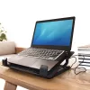 Supporto per laptop ACT, con ventola, regolabile in altezza su 5 livelli, hub a 2 porte
