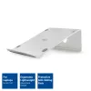 Supporto per laptop ACT AC8115 alluminio grigio 190x260x90 mm