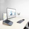 Supporto per laptop ACT AC8115 alluminio grigio 190x260x90 mm