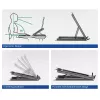 Supporto per laptop ACT AC8145 5 posizioni di altezza regolabili nero